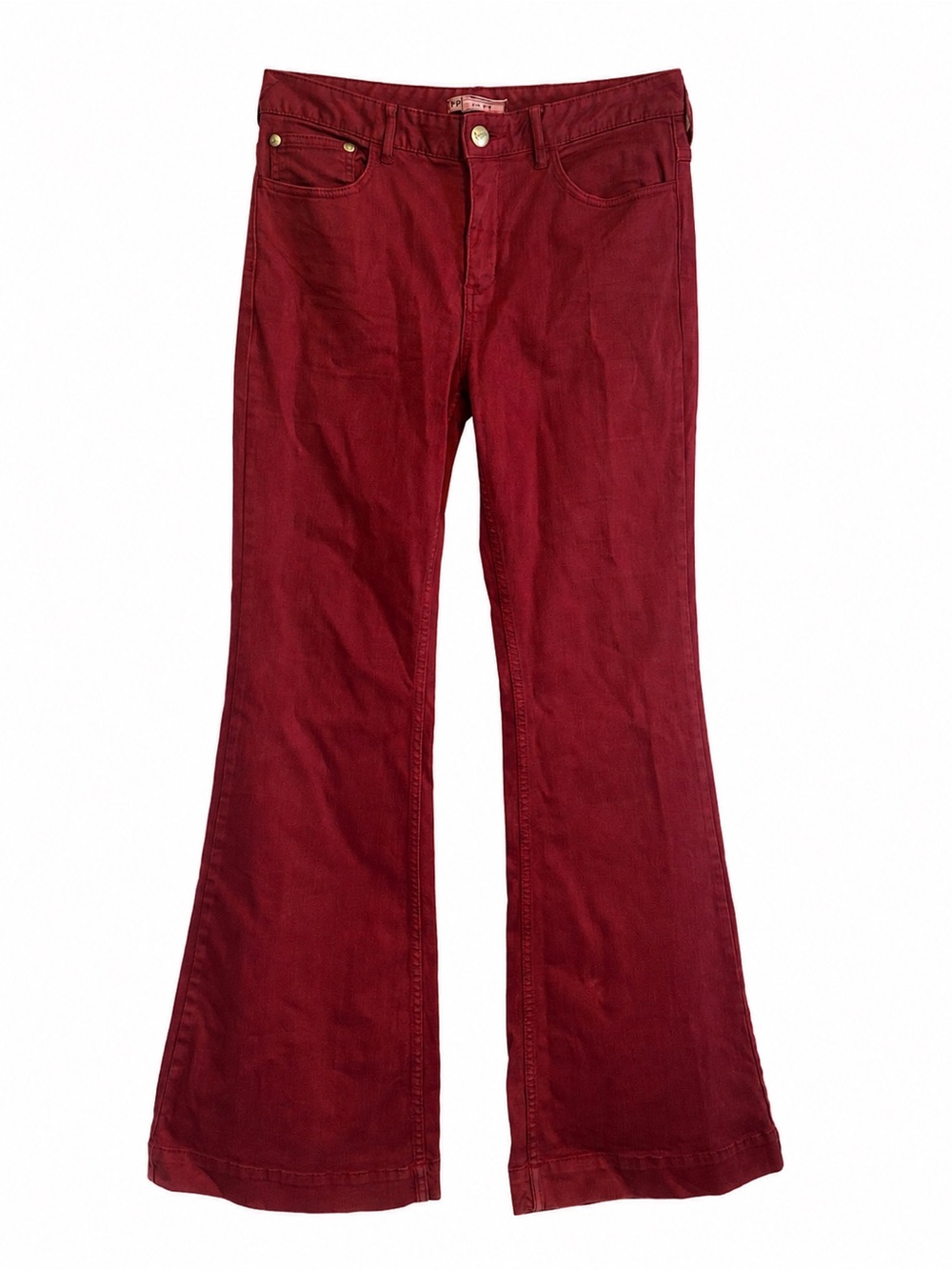 Free People Bootcut Jeans Red Size 30